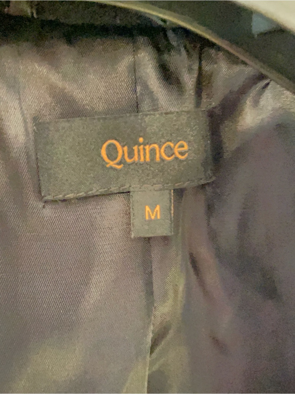 Quince Italian Wool Double-Breasted Slouch Coat Cadet Blue Medium - Picture 4 of 7